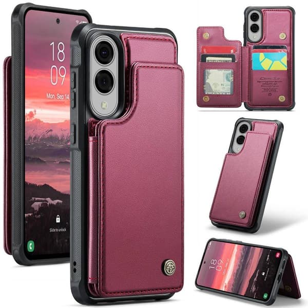 CaseMe mobilcover C22 Samsung Galaxy S25 Edge - Bordeaux