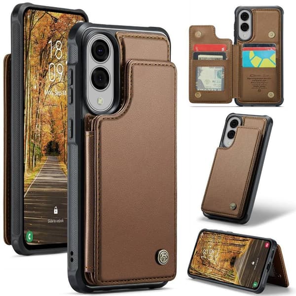 CaseMe mobilcover C22 Samsung Galaxy S25 Edge - Brun