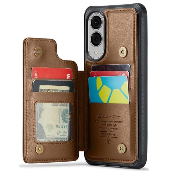 CaseMe mobilcover C22 Samsung Galaxy S25 Edge - Brun