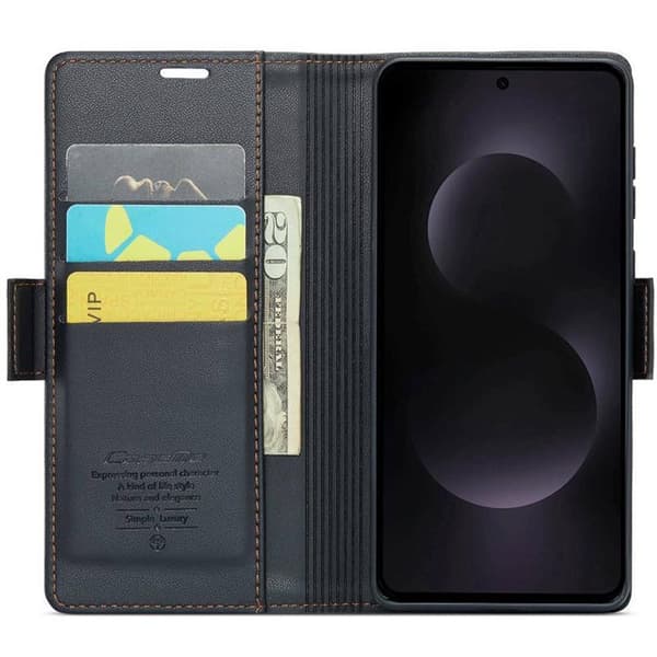 CaseMe mobildeksel 023 Samsung Galaxy S25 Edge - Svart