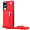 Pikkukuva 1 / 4: Zipper kaulakorukuori Samsung Galaxy S25 Edge - Punainen