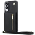 Pikkukuva 1 / 4: Zipper kaulakorukuori Samsung Galaxy S25 Edge - Musta