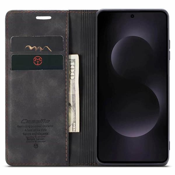 CaseMe mobildeksel 013 Samsung Galaxy S25 Edge - Svart