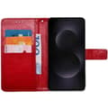Miniatyrbillede 1 af 2: Wallet cover 3-kort Samsung Galaxy S25 Edge - Rød
