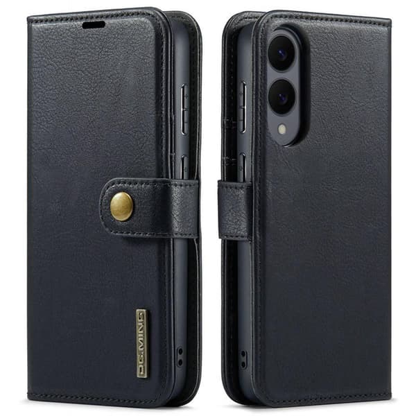 Lompakkokotelo DG-Ming 2i1 Samsung Galaxy S25 Edge - Musta