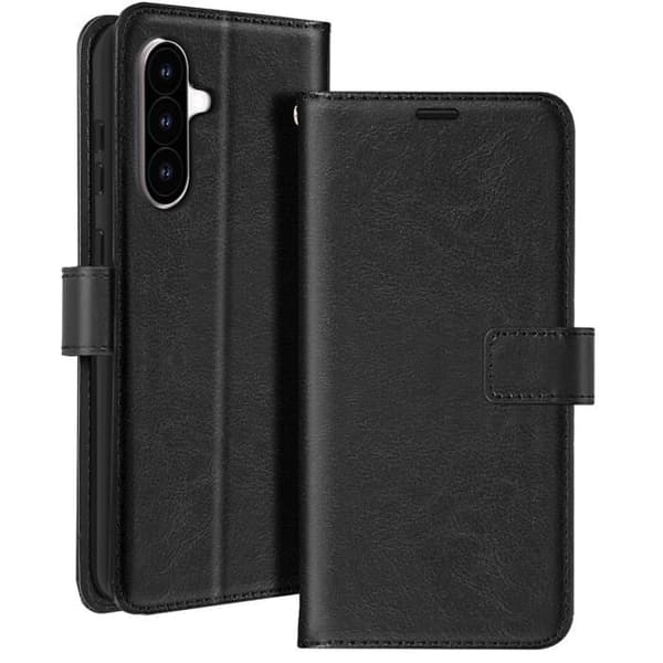 Etui för Samsung Galaxy A56 Plånbok med Rem Mayaxess Svart