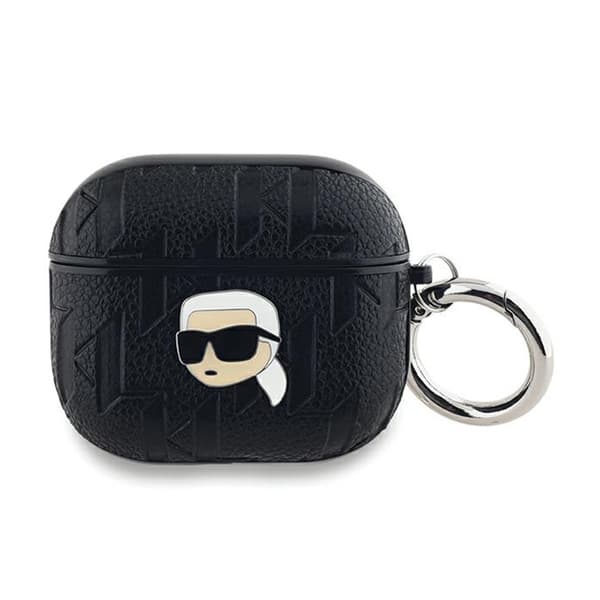 KarlLagerfeldMonogramKarlHead-AirPods3Case(black)