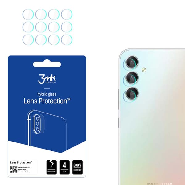 3mk Lens Protection - Kameralinseglas til Samsung Galaxy A34 5G (4 sæt)