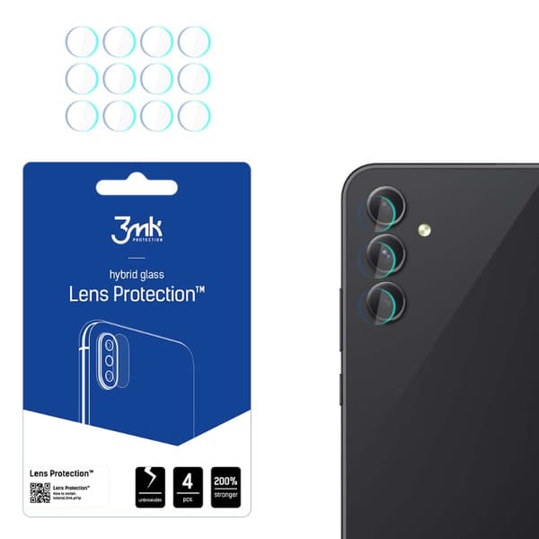 3mk Linssisuojaus - Kameran linssilasi Samsung Galaxy A54 5G:lle (4 sarjaa)