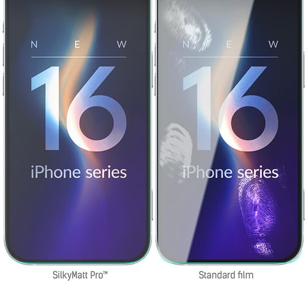 3mk Silky Matt Pro - Matte Protective Film for iPhone 16