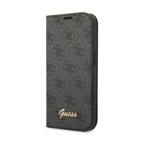 Guess4GMetalCameraOutlineBooktype-kotelo-iPhone14ProMax-kotelo(musta)