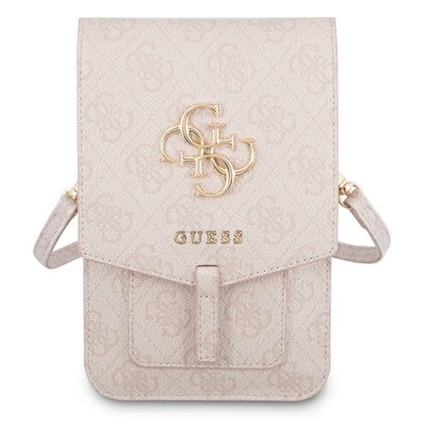Guess 4G Big Metal Logo Phone Bag - Väska med smartphonefack (rosa)