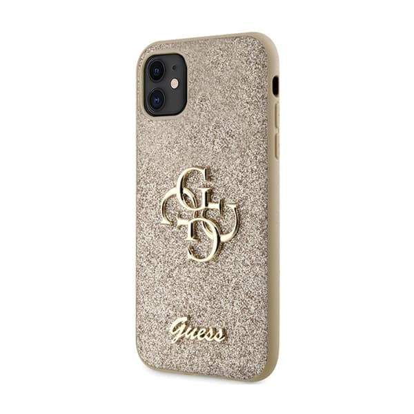 GuessGlitterScriptBig4G-koteloiPhone11(kulta)