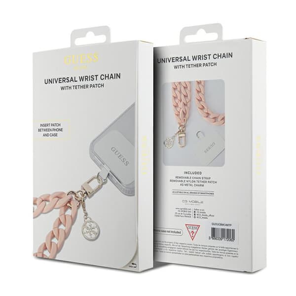 GuessUniversalBigHandStrapAkryl4GCharm-Universaltelefonrem(Rosa)