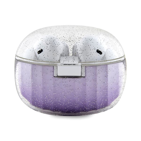GuessGlitterGradient-TWSBluetoothheadphones+chargingcase(purple)
