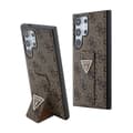 Miniatyrbillede 1 af 2: Guess Grip Stand 4G Triangle Strass Logo - Case Samsung Galaxy S24 Ultra (Brown)