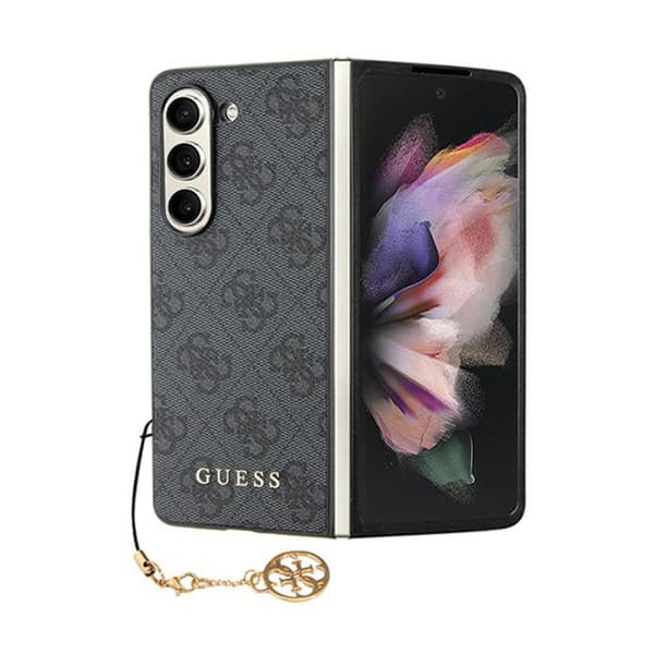 Guess 4G Charms Collection - Samsung Galaxy Z Fold 5-fodral (grå)