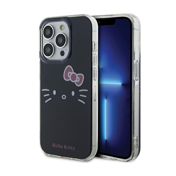 Hello Kitty IML Kitty Face - iPhone 13 Pro etui (sort)