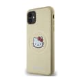 Miniatyrbild 2 av 2: HelloKittyLäderKittyHeadMagSafe-iPhone11fodral(guld)