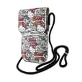 Miniatyrbild 1 av 2: HelloKittyLäderetiketterGraffitiCord-Telefoncrossbody-väska(beige)
