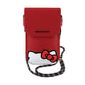 Miniatyrbillede 2 af 2: Hello Kitty Leather Hiding Kitty Cord - Phone crossbody bag (red)