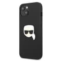 Miniatyrbild 2 av 2: Karl Lagerfeld PU Leather Karl's Head Metal - Case for iPhone 13 mini (Black)