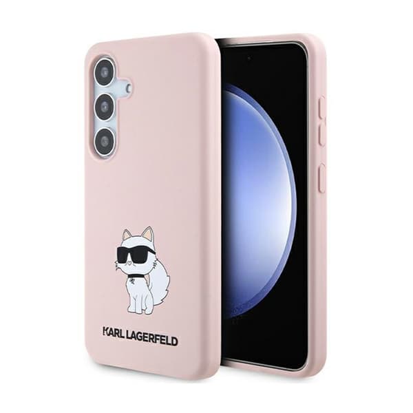 Karl Lagerfeld Silikon Choupette - Samsung Galaxy S24+ skal (rosa)
