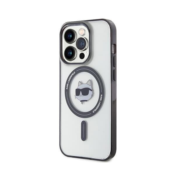 KarlLagerfeldIMLChoupetteHeadMagSafe-iPhone15ProMaxetui(gennemsigtig)