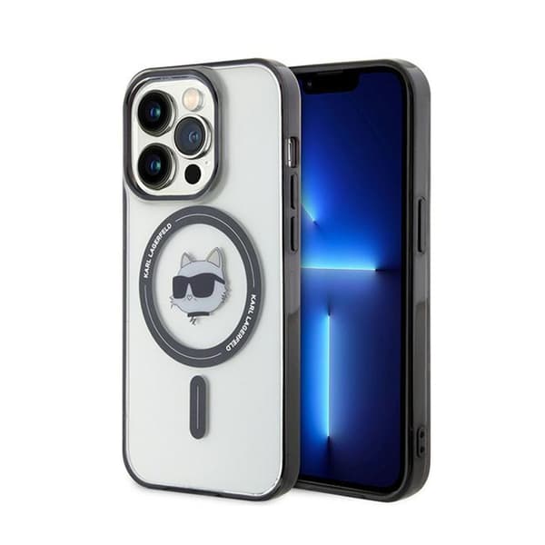 KarlLagerfeldIMLChoupetteHeadMagSafe-iPhone15ProMaxetui(gennemsigtig)