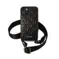 Miniatyrbillede 2 af 2: Karl Lagerfeld Monogram Plaque Logo Strap - Case for iPhone 14 Plus (Black)