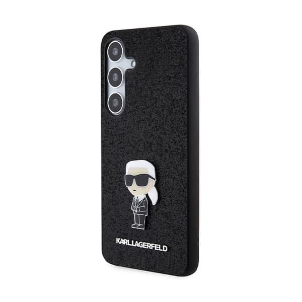 KarlLagerfeldFixedGlitterIkonikLogoMetalPin-SamsungGalaxyS24Fodral(svart)