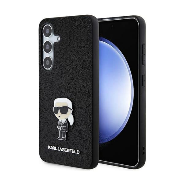KarlLagerfeldFixedGlitterIkonikLogoMetalPin-SamsungGalaxyS24Fodral(svart)