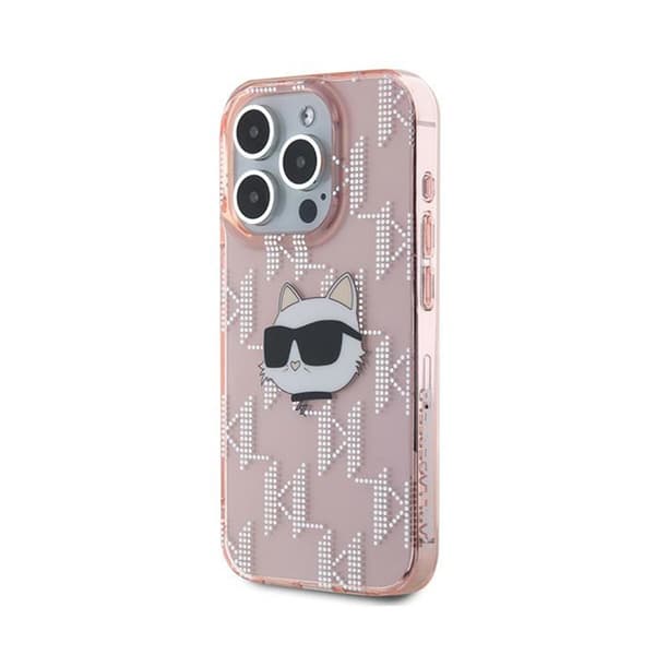 KarlLagerfeldIMLChoupetteHead&Monogram-iPhone15ProCase(pink)
