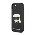 Miniatyrbillede 2 af 2: KarlLagerfeld3DgummiKarlshoved-etuitiliPhone14Plus(sort)