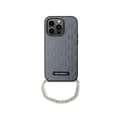 Miniatyrbillede 2 af 2: KarlLagerfeldSaffianoMonogramChain-EtuitiliPhone14Pro(sølv)