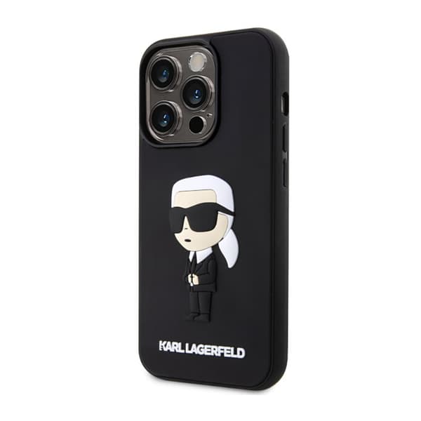 KarlLagerfeld3DRubberNFTIkonik-EtuitiliPhone14Pro(sort)