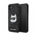 Miniatyrbild 1 av 2: Karl Lagerfeld NFT Glitter Choupette Patch - Case for iPhone 11 (Black)