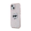 Miniatyrbillede 2 af 2: Karl Lagerfeld IML Choupette Head & Monogram - iPhone 13 Case (pink)