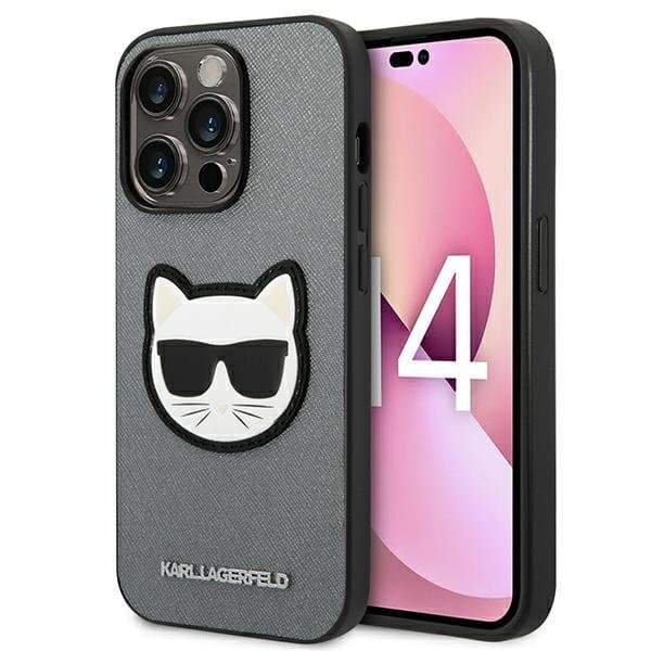 KarlLagerfeldSaffianoChoupetteHeadPatchCase-KoteloiPhone14ProMaxille(hopea)