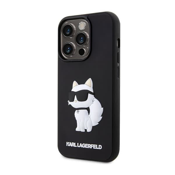 KarlLagerfeld3DRubberNFTChoupette-FodralföriPhone14Pro(svart)