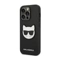 Miniatyrbillede 2 af 2: Karl Lagerfeld Saffiano Choupette Head Patch Case - Case for iPhone 14 Pro (Black)
