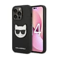 Miniatyrbillede 1 af 2: Karl Lagerfeld Saffiano Choupette Head Patch Case - Case for iPhone 14 Pro (Black)