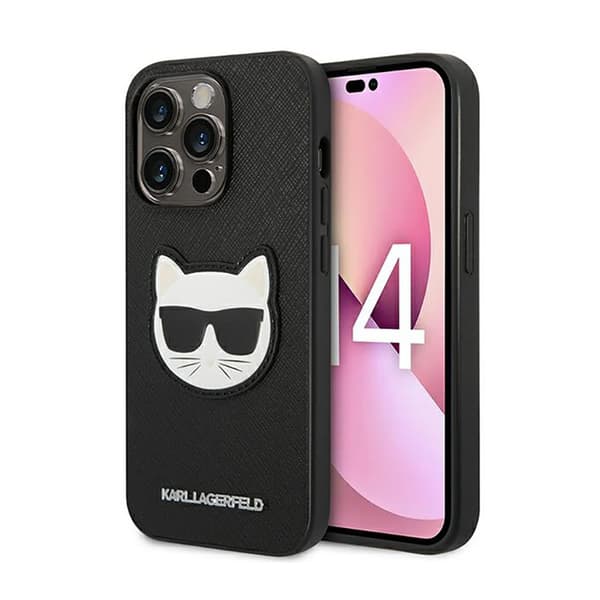 KarlLagerfeldSaffianoChoupetteHeadPatchCover-CovertiliPhone14Pro(sort)