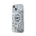 Miniatyrbillede 2 af 2: KarlLagerfeldLiquidGlitterChoupetteHeadMagSafe-iPhone13Case(Transparent)