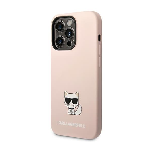 KarlLagerfeldChoupetteBody-FodralföriPhone14Pro(Ljusrosa)