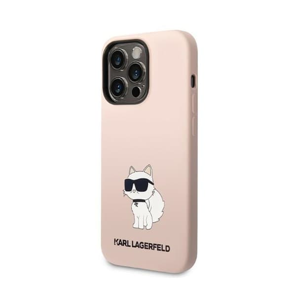 KarlLagerfeldSilikonNFTChoupette-FodralföriPhone14Pro(Rosa)