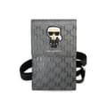 Pikkukuva 2 / 2: KarlLagerfeldMonogramIkonikPatchWallet-puhelinlaukku-Laukkuälypuhelimellejatarvikkeille(hopea)