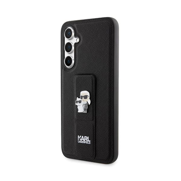 KarlLagerfeldGripstandSaffianoKarl&ChoupettePins-SamsungGalaxyS23FECover(sort)