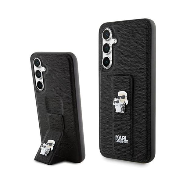 KarlLagerfeldGripstandSaffianoKarl&ChoupettePins-SamsungGalaxyS23FECover(sort)