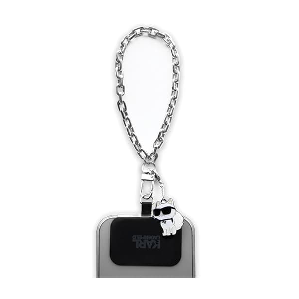 KarlLagerfeldUniversalHandStrapChoupette-PhoneStrap(Silver)